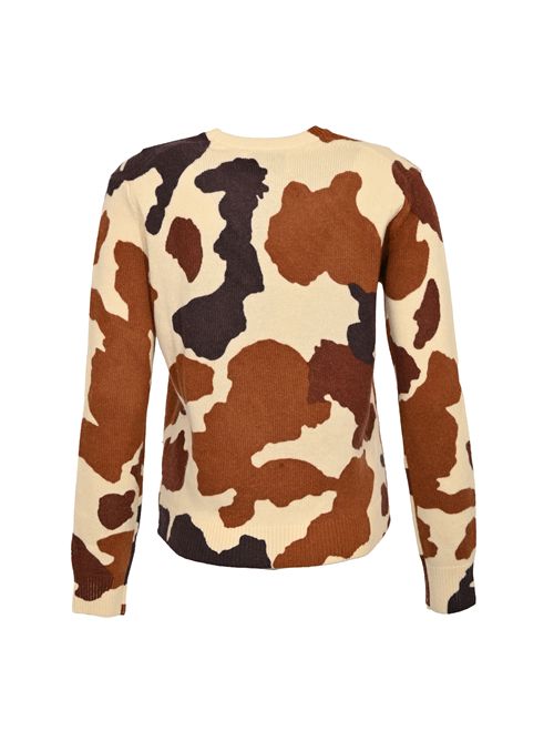 Maglione New Queen Cow Skin in misto lana, cachemire e nylon Mc2 Saint Barth | QUE003000364I